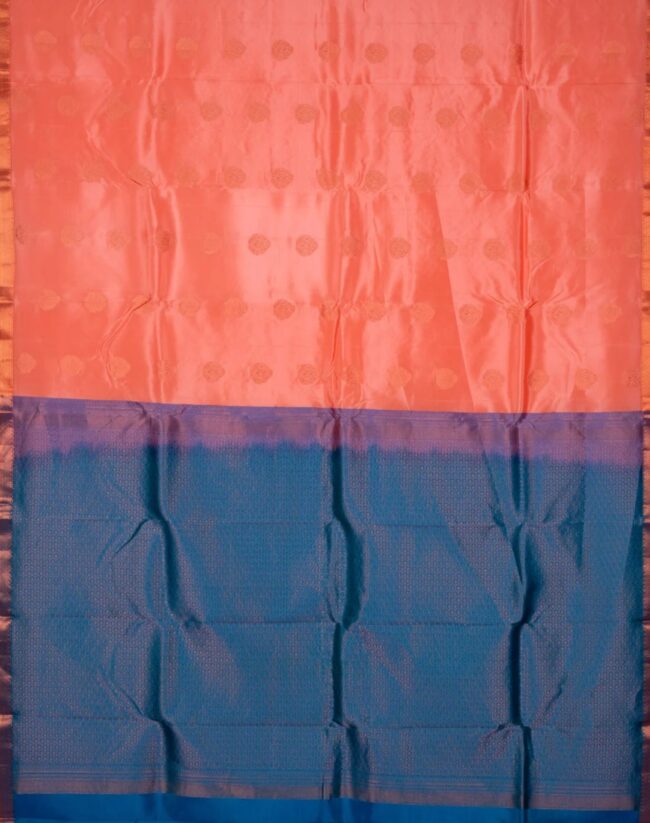 Lavender Rose Kanjivaram Silk Saree